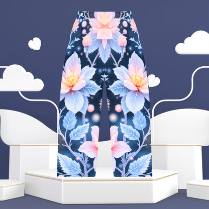 Pantalones de pijama de invierno Frosted Blooms