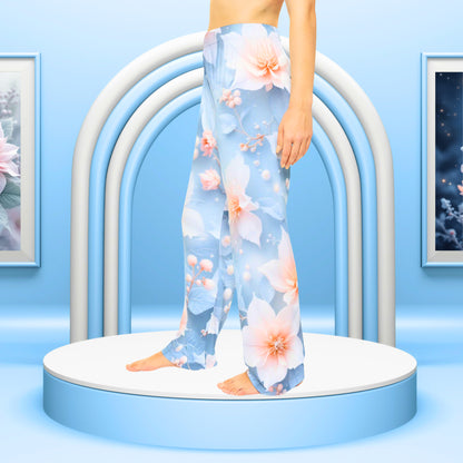 Pantalones de pijama de invierno Frosted Elegance