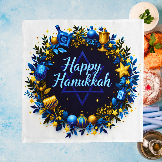 Elegant Hanukkah Napkin (v2)