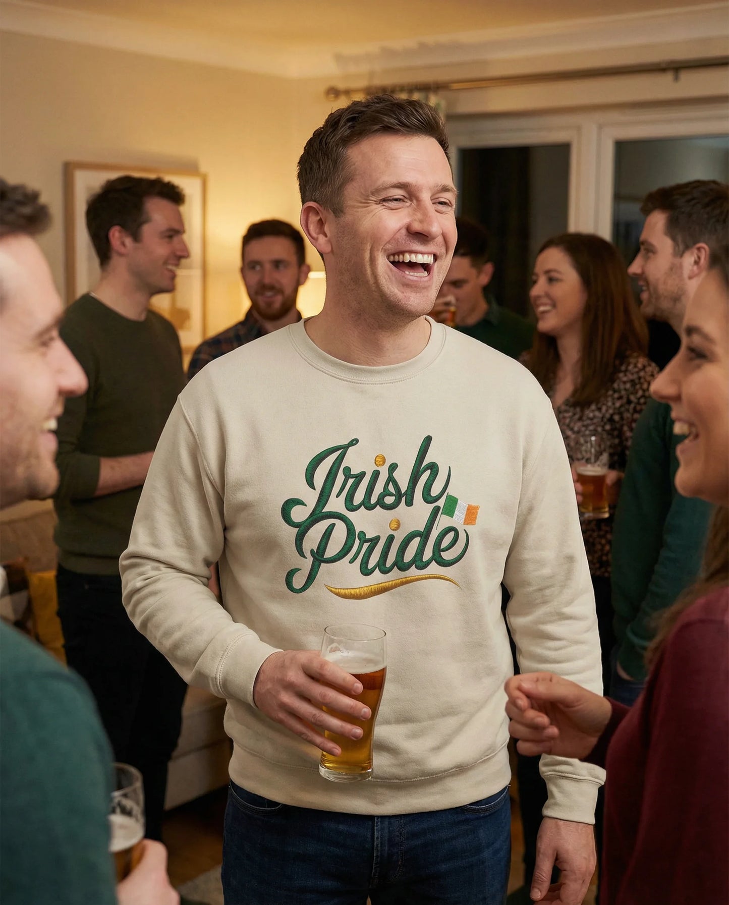 Irish Pride Crewneck Sweatshirt - St. Patrick’s Day Design