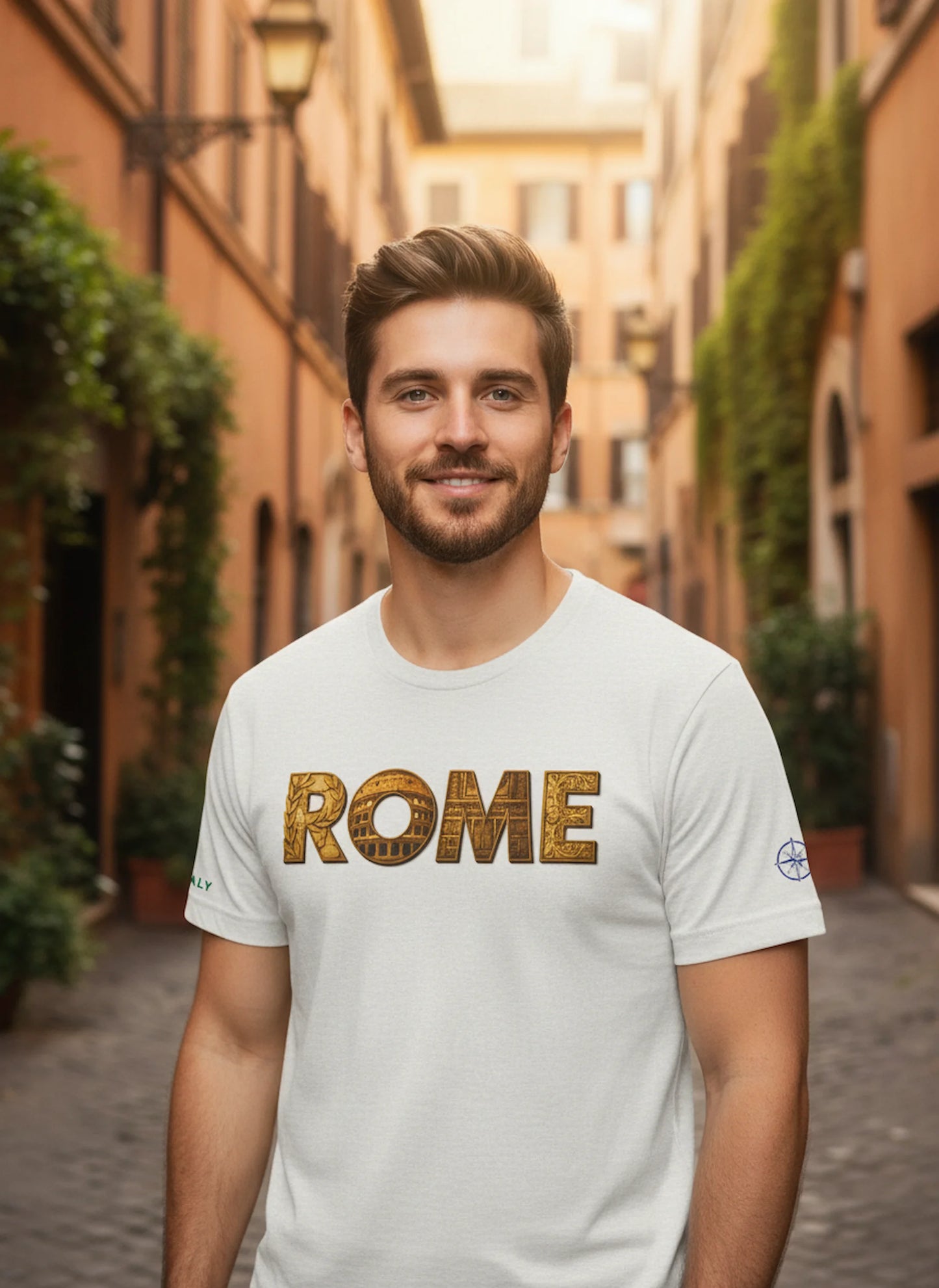 Rome Typography Tee