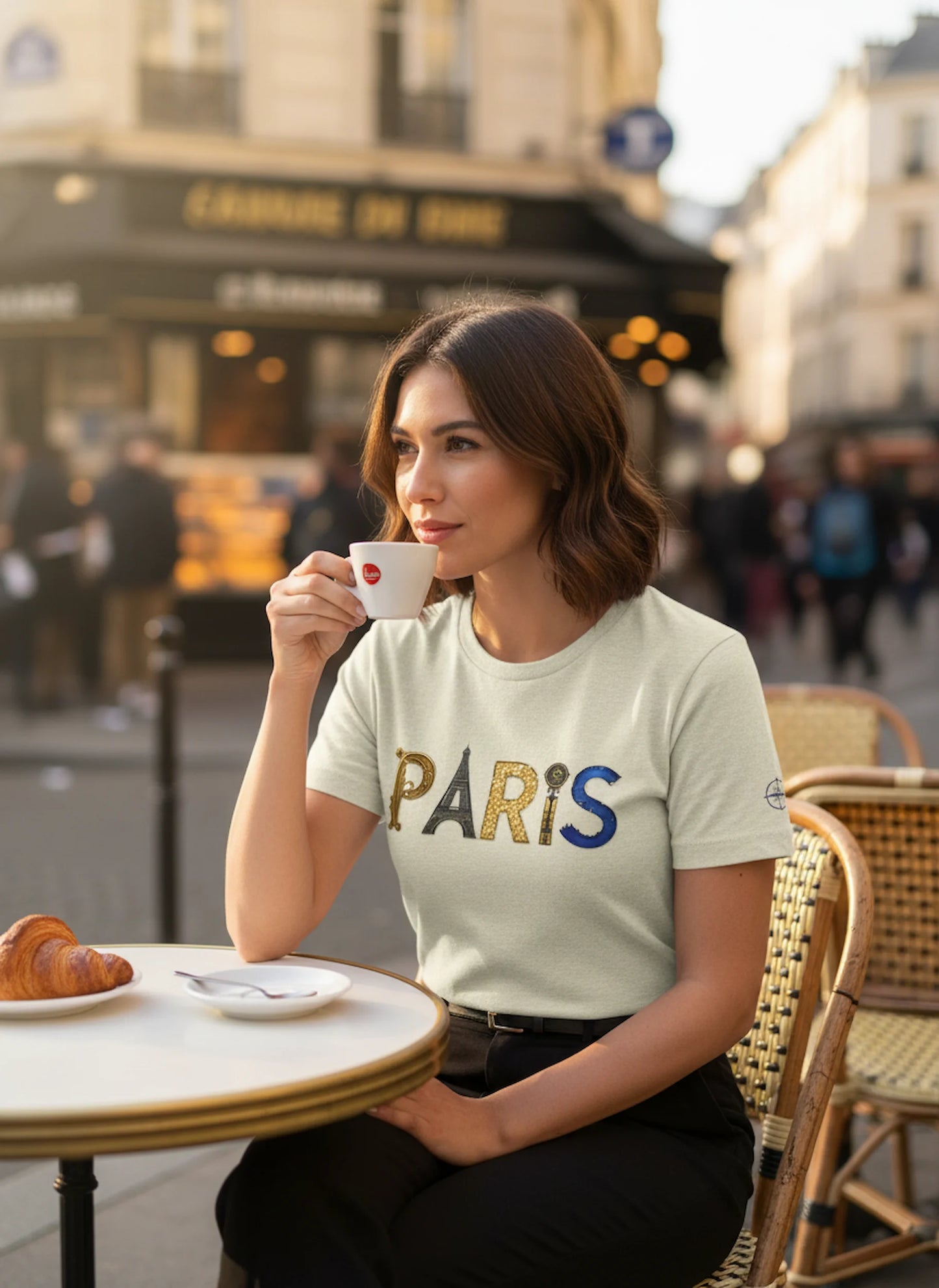 Paris Typography T-Shirt