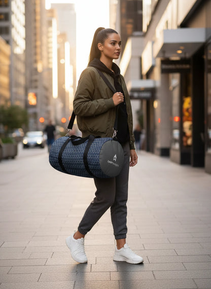 Midnight Hex Performance Duffel Bag (v1)