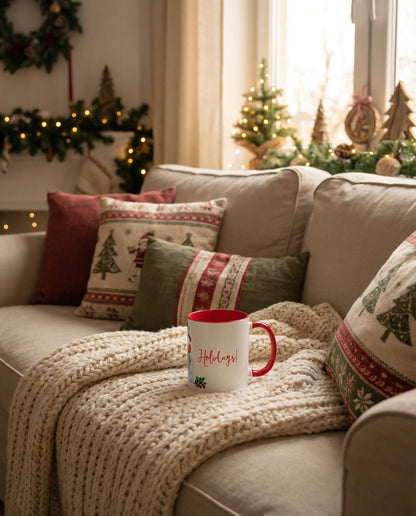 Merry Holidays Snowman Mug (v2)