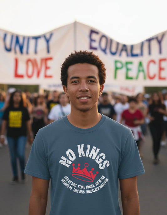 NO KINGS | Unity Edition Multilingual Streetwear Tee