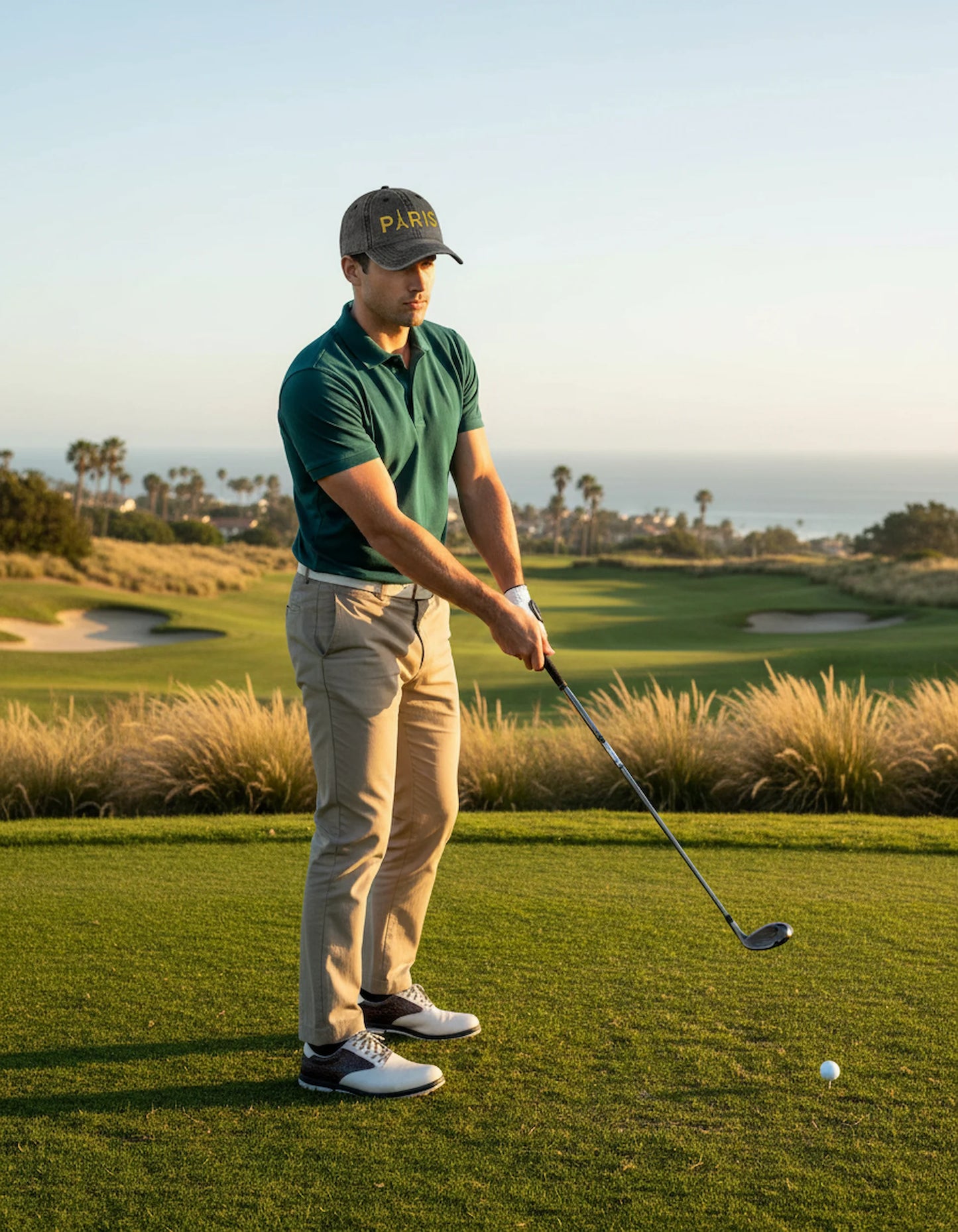 Paris Embroidered Vintage Cap