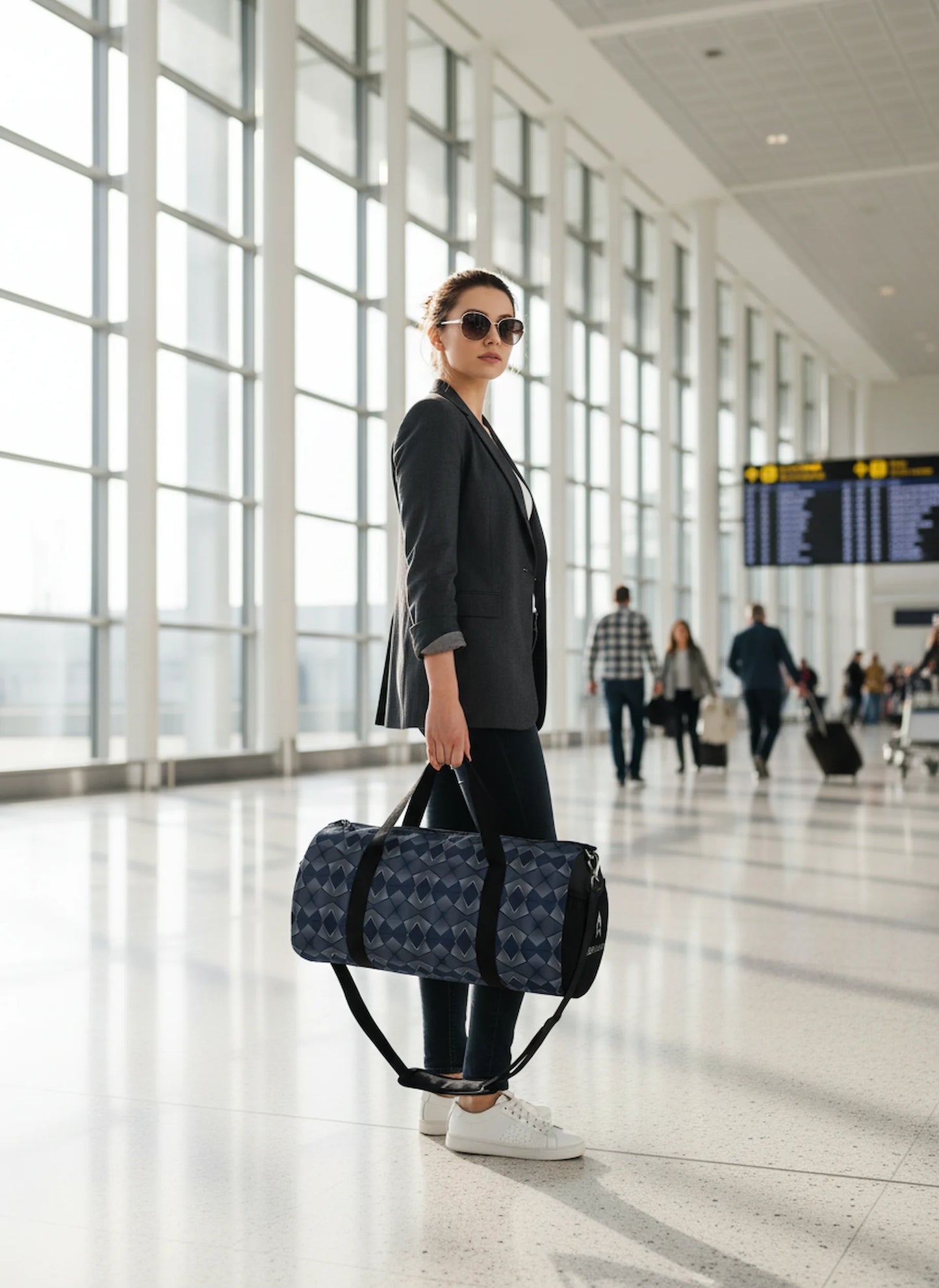 Midnight Hex Performance Duffel Bag (v2)