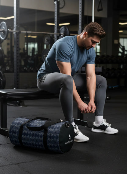Midnight Hex Performance Duffel Bag (v2)