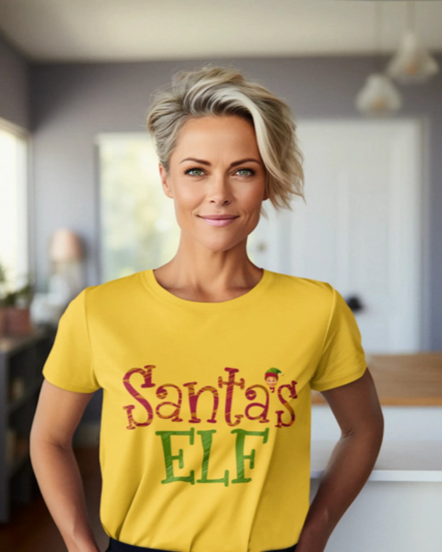 Santa's Elf Festive Holiday Women's T-Shirt