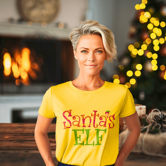 Santa's Elf Festive Holiday Softstyle Tee