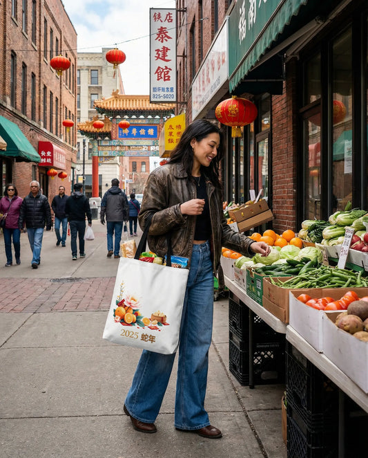 2025 Year of the Snake Tote Bag (v2)