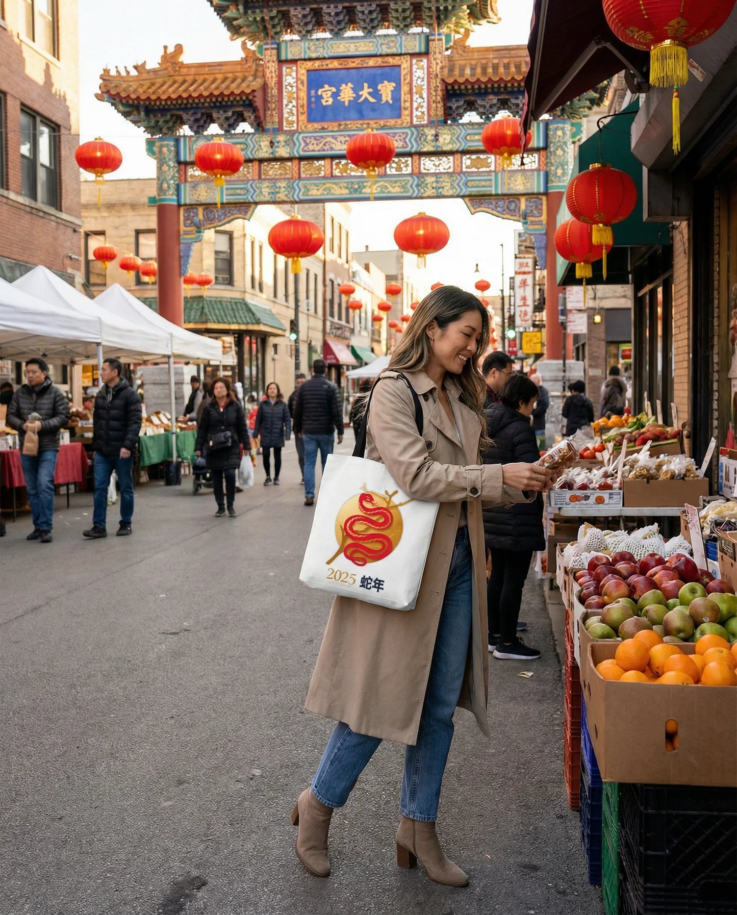 2025 Year of the Snake Tote Bag (v3)