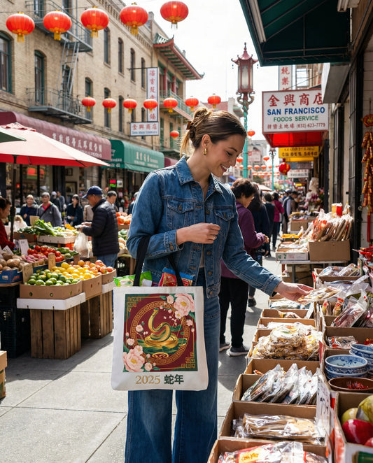 2025 Year of the Snake Tote Bag (v5)