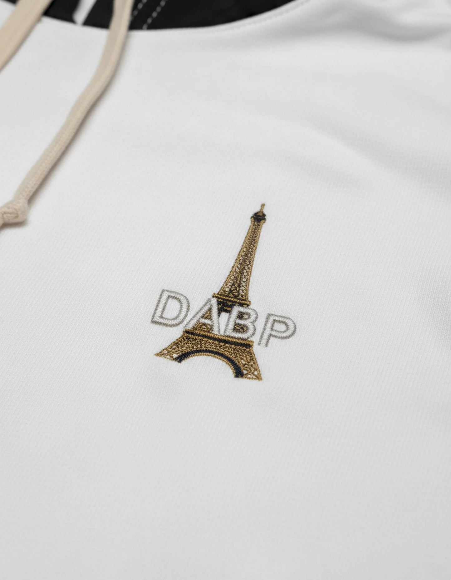 Paris Checkered Unisex Hoodie (White)