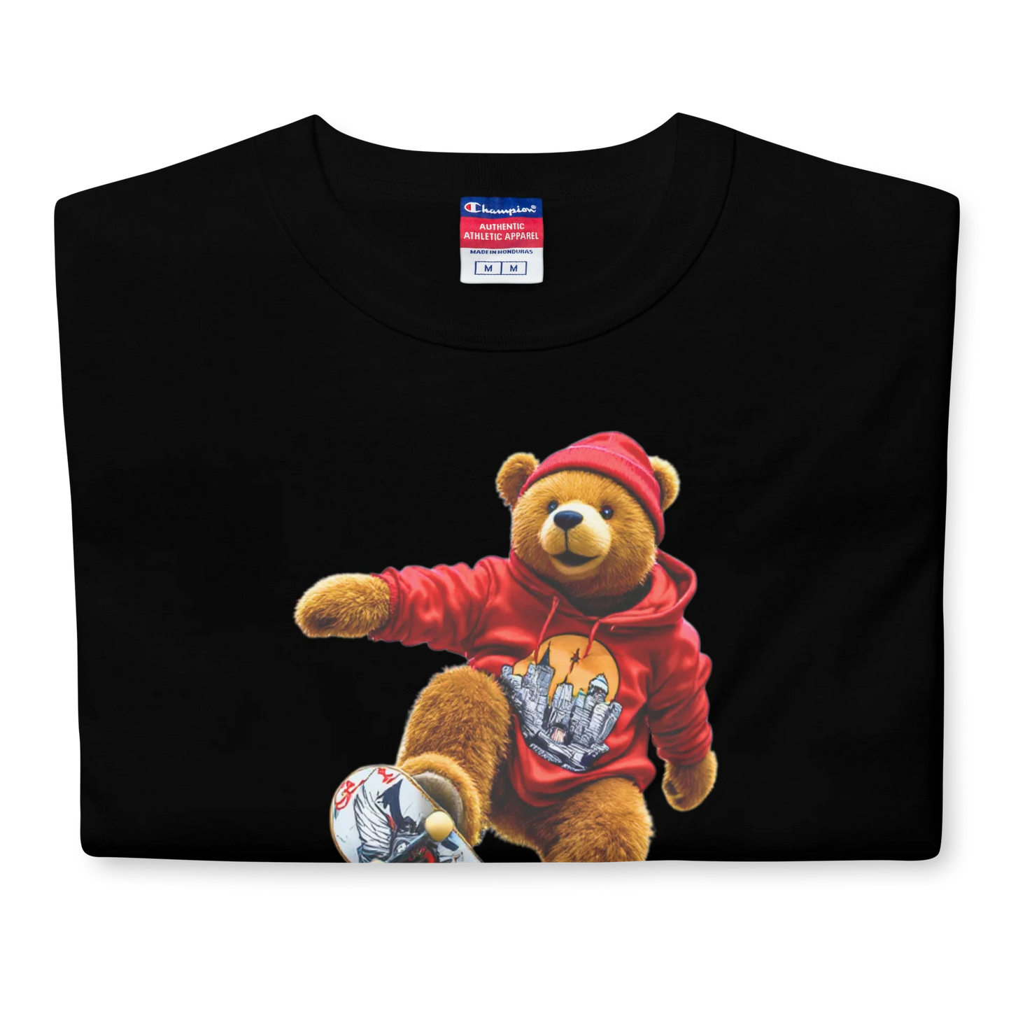 City Pop Bear Unisex Jersey T-Shirt (v4)
