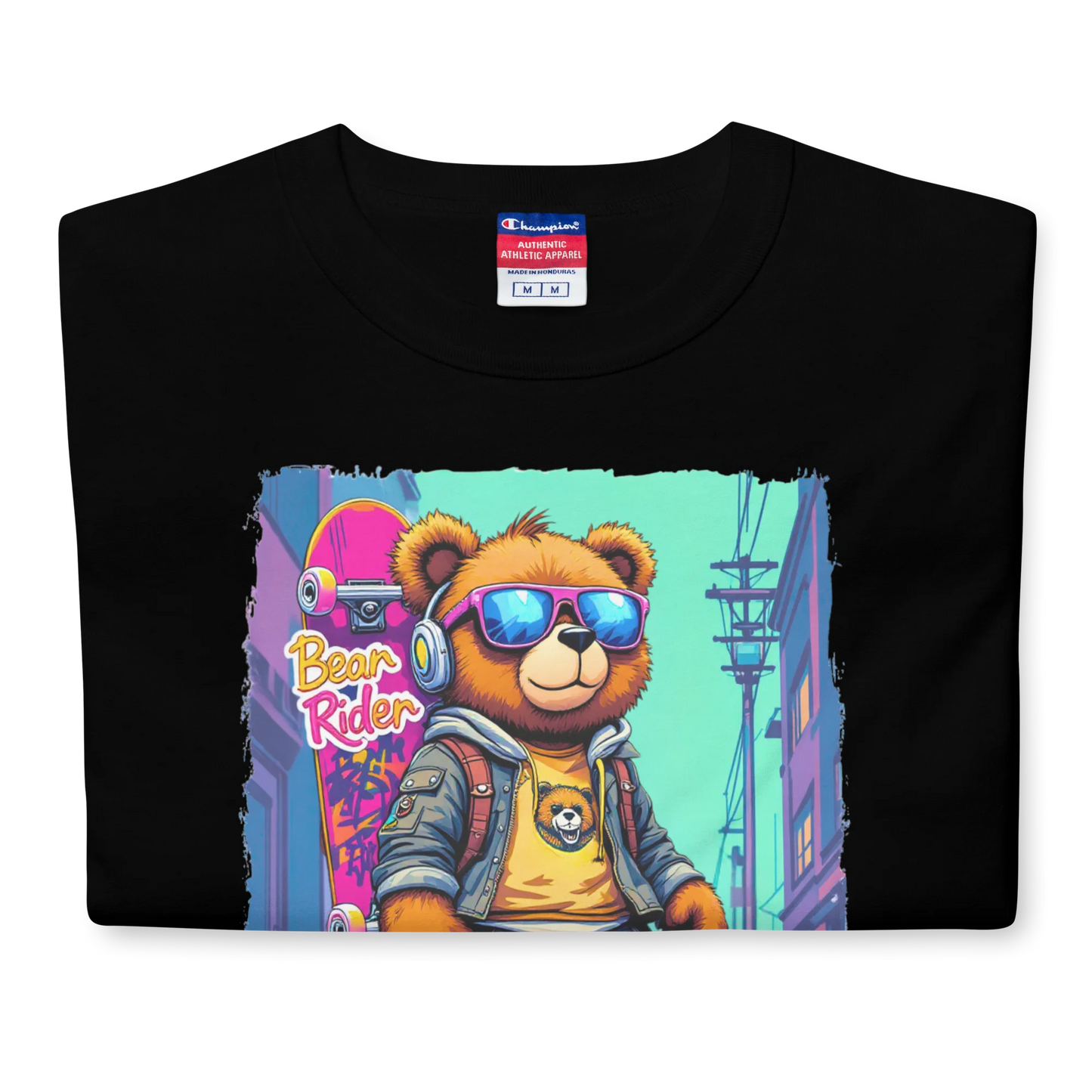 Bear Rider Unisex Jersey T-Shirt (v5)