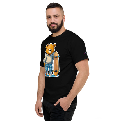 Skater Bear Unisex Jersey T-Shirt (v1)