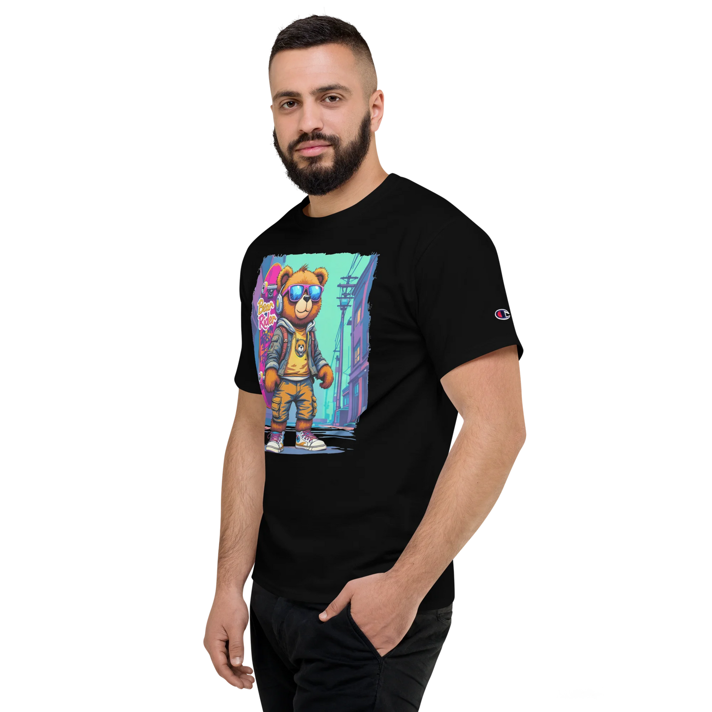 Bear Rider Unisex Jersey T-Shirt (v5)