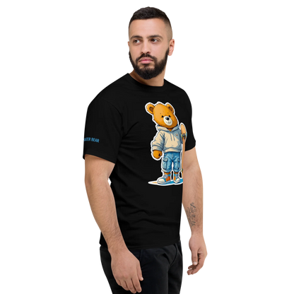Skater Bear Unisex Jersey T-Shirt (v1)