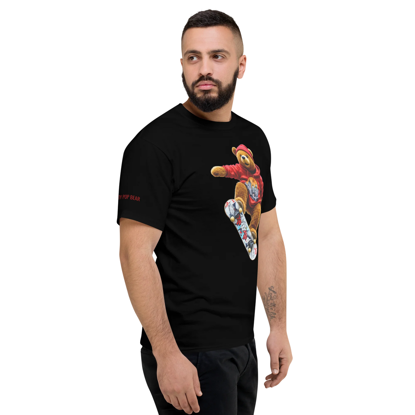 City Pop Bear Unisex Jersey T-Shirt (v4)