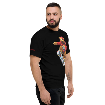 City Pop Bear Unisex Jersey T-Shirt (v4)