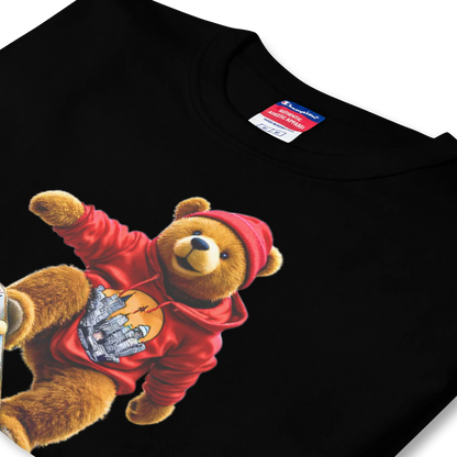 City Pop Bear Unisex Jersey T-Shirt (v4)
