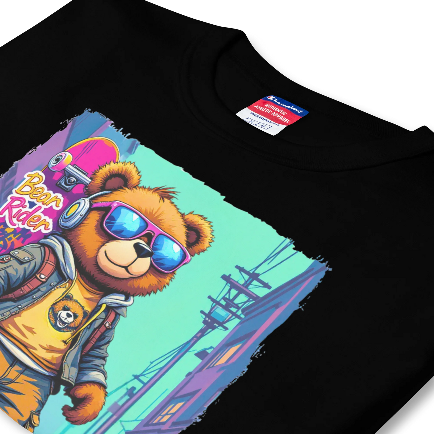 Bear Rider Unisex Jersey T-Shirt (v5)