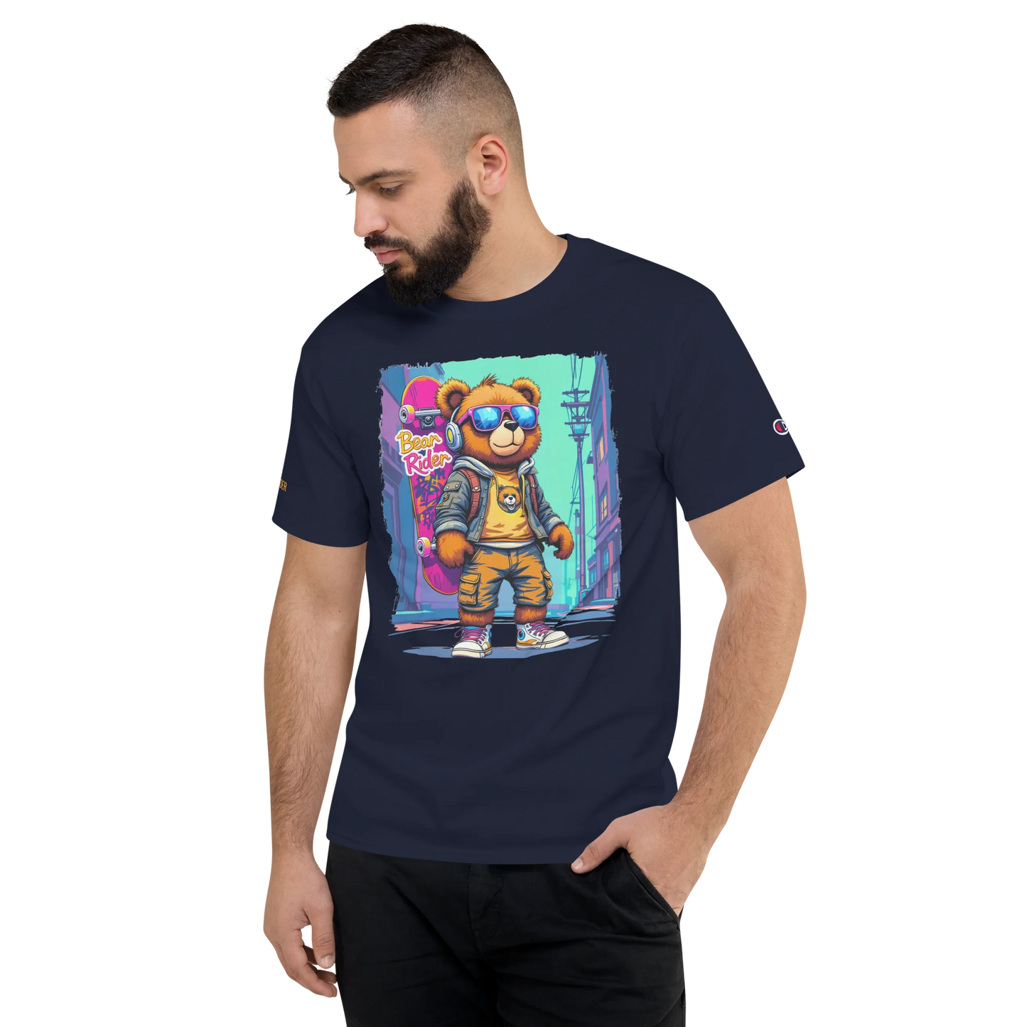 Bear Rider Unisex Jersey T-Shirt (v5)