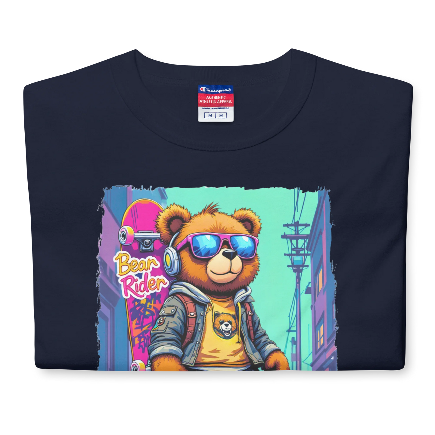 Bear Rider Unisex Jersey T-Shirt (v5)