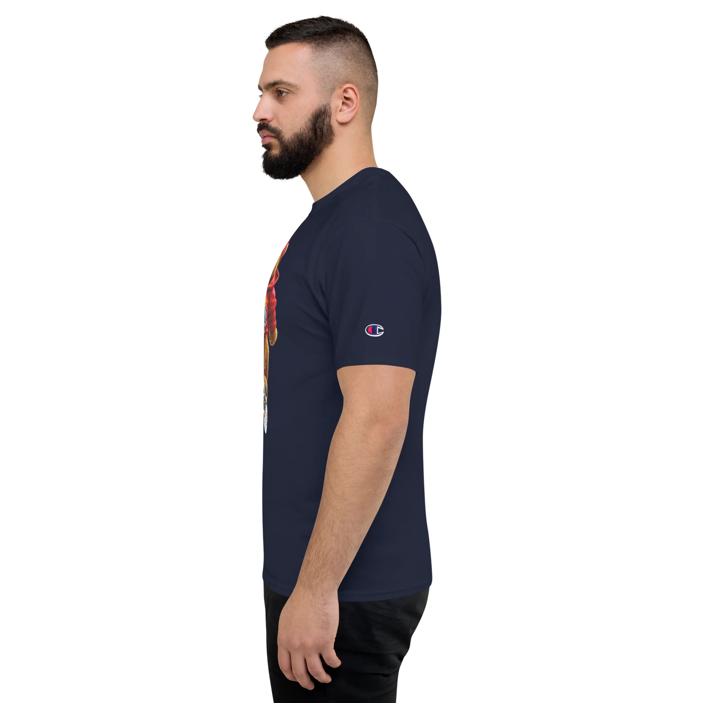 City Pop Bear Unisex Jersey T-Shirt (v4)