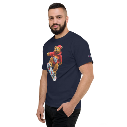 City Pop Bear Unisex Jersey T-Shirt (v4)