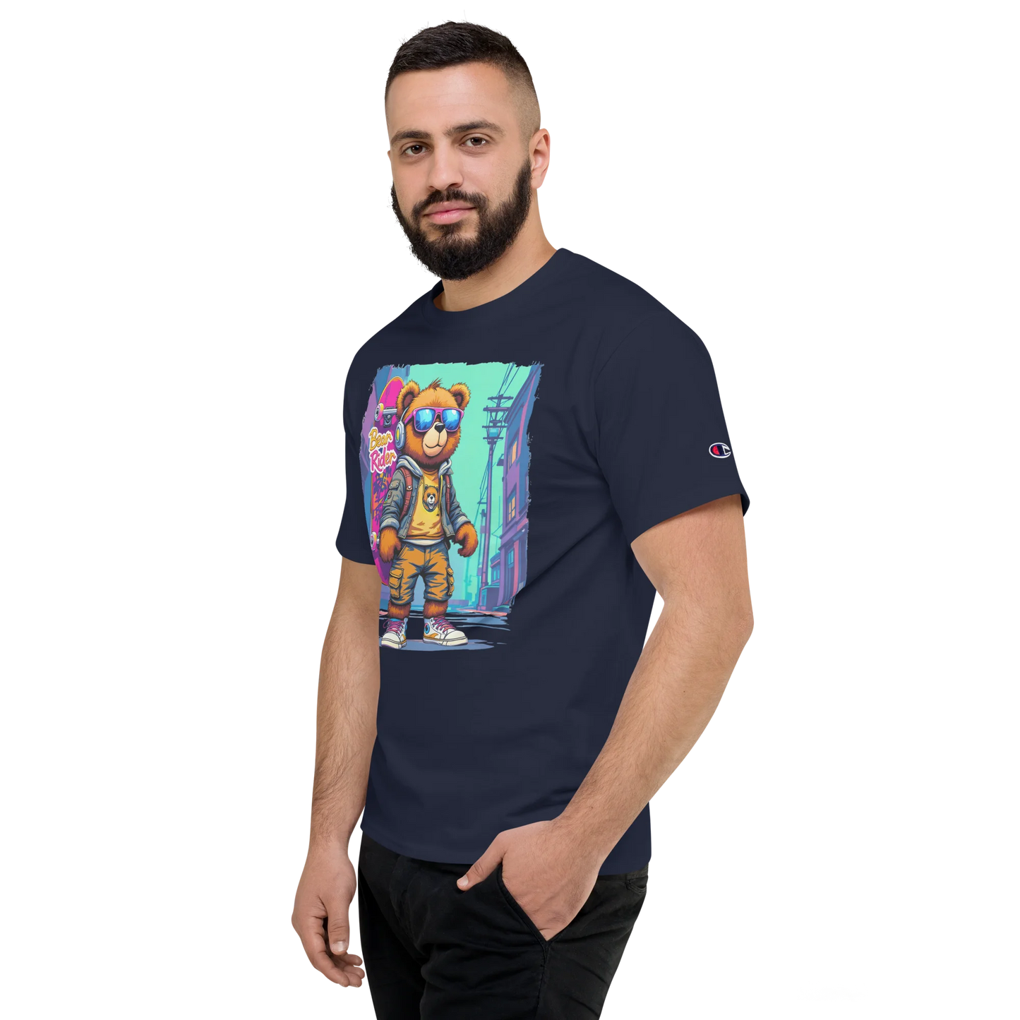 Bear Rider Unisex Jersey T-Shirt (v5)