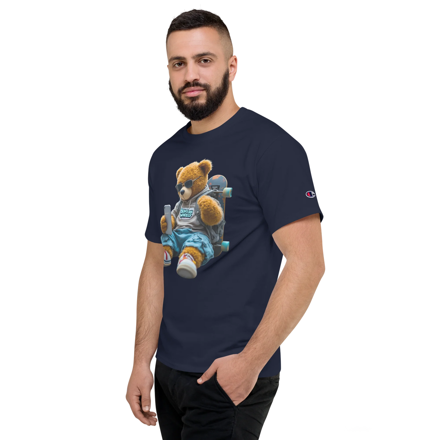 Bears On Wheels Unisex Jersey T-Shirt (v6)