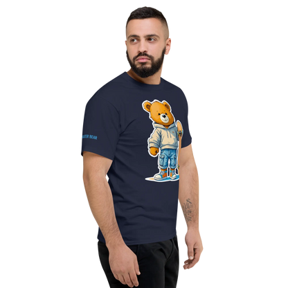 Skater Bear Unisex Jersey T-Shirt (v1)