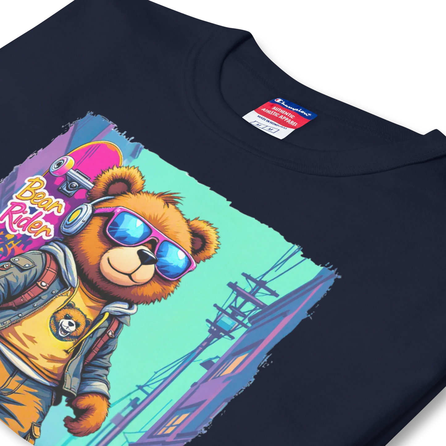 Bear Rider Unisex Jersey T-Shirt (v5)