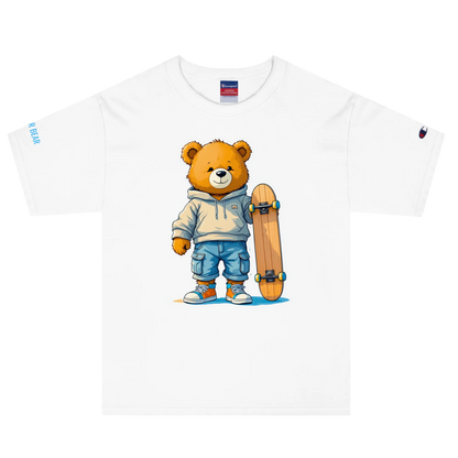 Skater Bear Unisex Jersey T-Shirt (v1)
