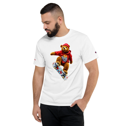 City Pop Bear Unisex Jersey T-Shirt (v4)