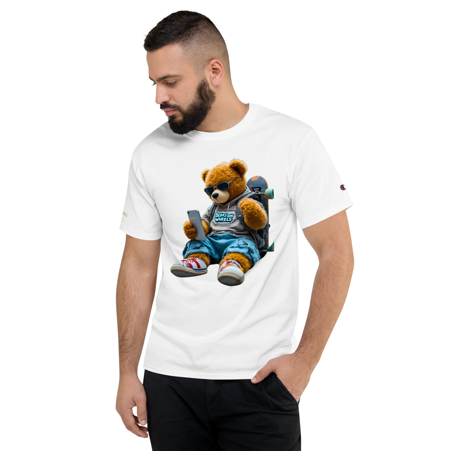 Bears On Wheels Unisex Jersey T-Shirt (v6)