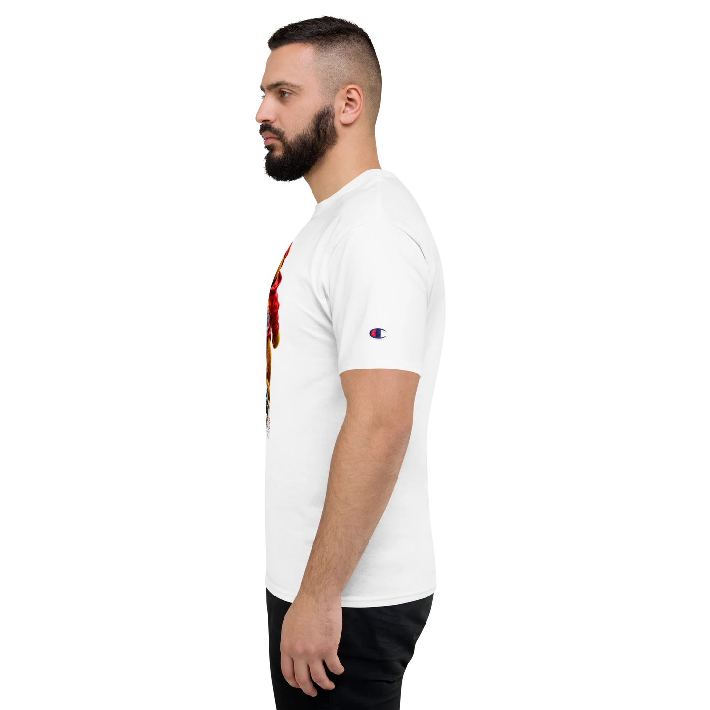 City Pop Bear Unisex Jersey T-Shirt (v4)