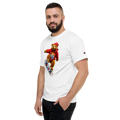 City Pop Bear Unisex Jersey T-Shirt (v4)