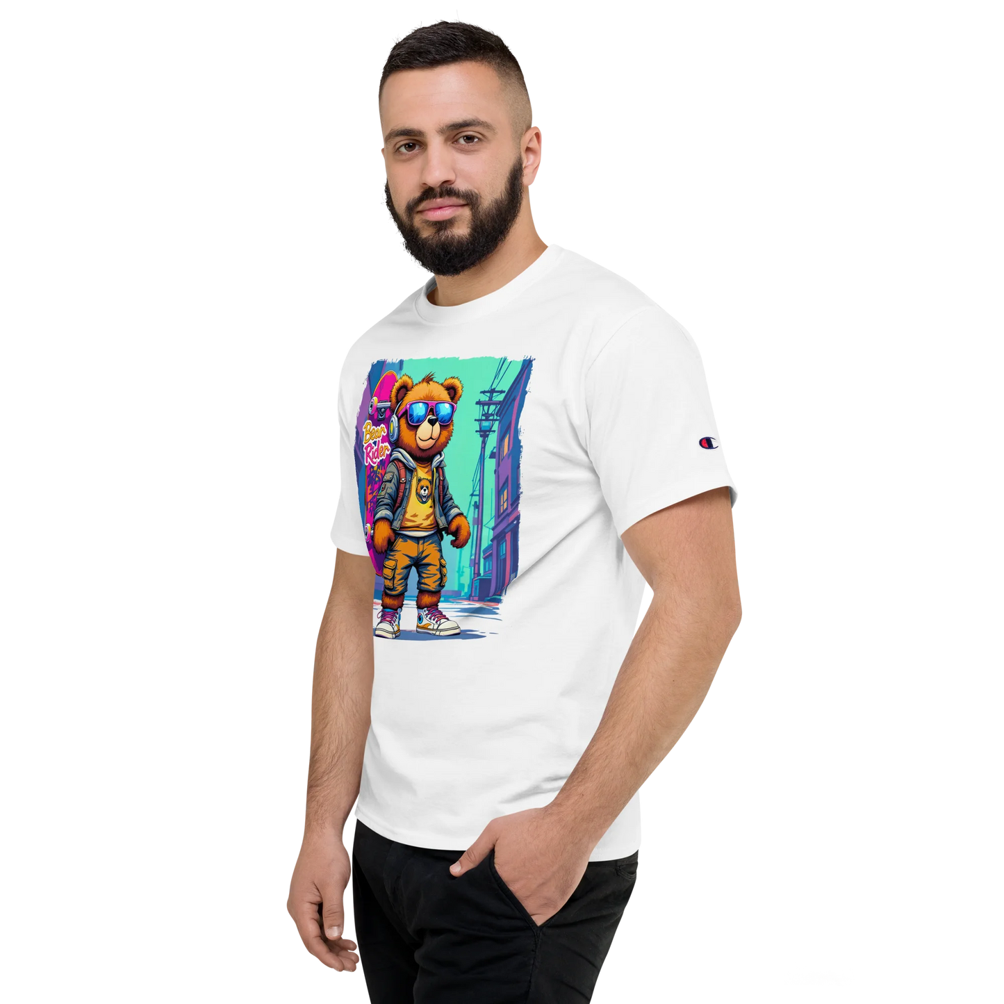 Bear Rider Unisex Jersey T-Shirt (v5)