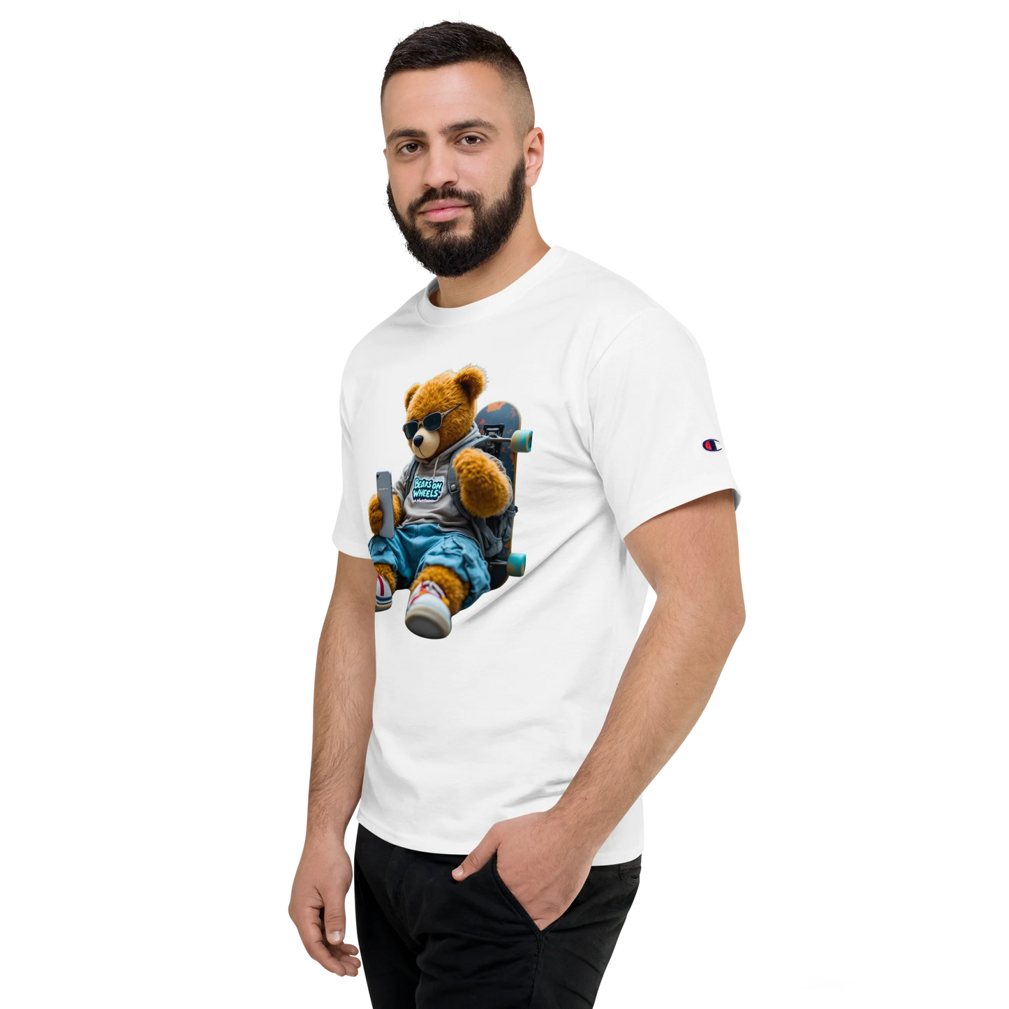 Bears On Wheels Unisex Jersey T-Shirt (v6)