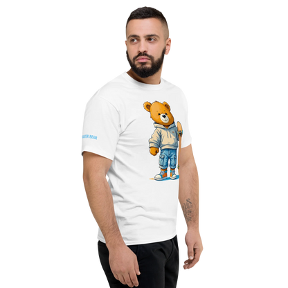 Skater Bear Unisex Jersey T-Shirt (v1)