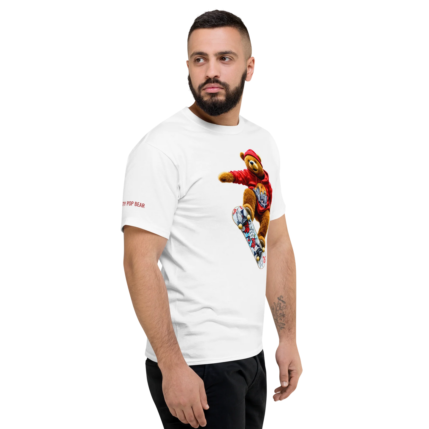 City Pop Bear Unisex Jersey T-Shirt (v4)