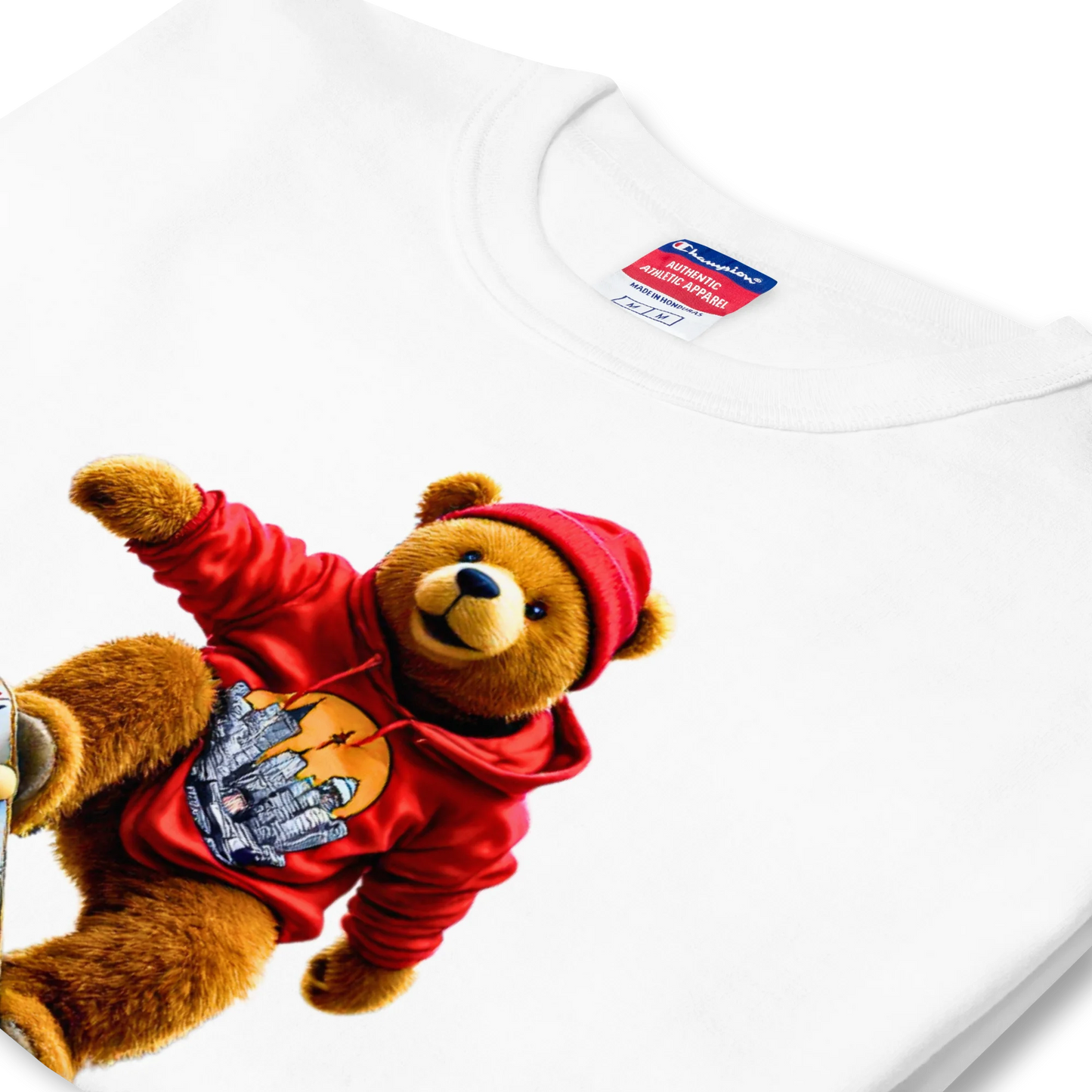 City Pop Bear Unisex Jersey T-Shirt (v4)