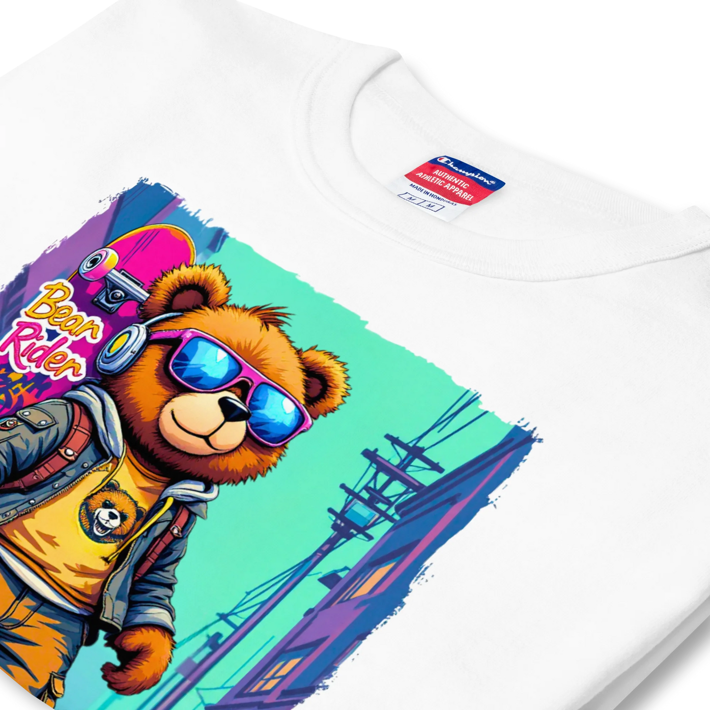 Bear Rider Unisex Jersey T-Shirt (v5)