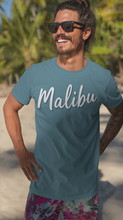Bella+Canvas · 3001 Unisex Jersey Short Sleeve Tee - Malibu Coastal Vibes (v1)